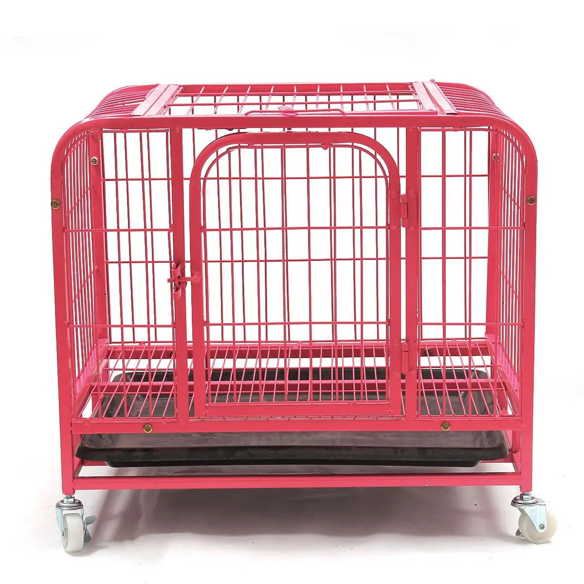 Large Heavy-Duty Folding Pet Dog Puppy Cage Cat Crate Carrier Wheels Pet Supplies 78x54x72cm Large Heavy-Duty Folding Pet Dog Puppy Cage Cat Crate Carrier Wheels Pet Supplies 78x54x72cm