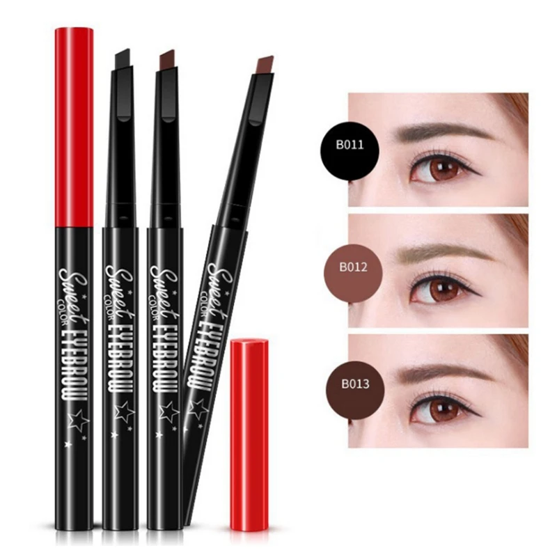 

Waterproof Eyebrow Pencil Sweatproof Lasting No Makeu Eyebrow Easy To Color Eyebrow Pencil Fit Beginner Eyes Makeup#