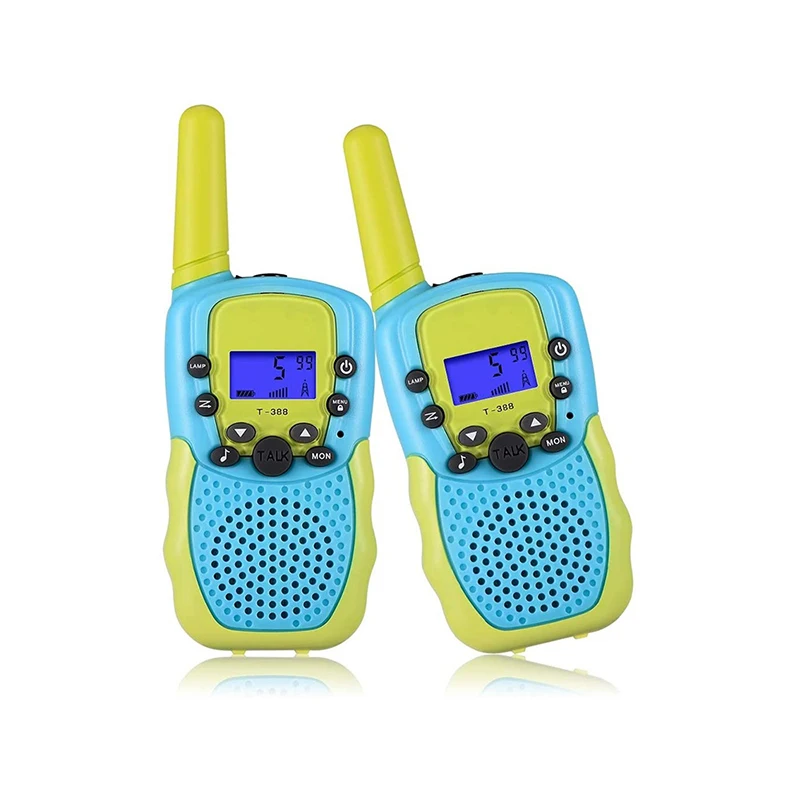 Walkie-talkies para niños y niñas, juguete de Radio de 2 vías con linterna, alcance de 3 millas, para acampar y hacer senderismo al aire libre, 22 canales