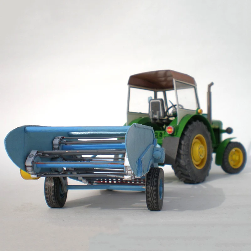 Zetor 50-スーパートラクター1:32,チェコの折り紙アート,3d