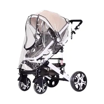 

2020 Brand New Baby Stroller Raincover Universal Pushchair Pram Buggy Rain Cover Transparent Rain Cover