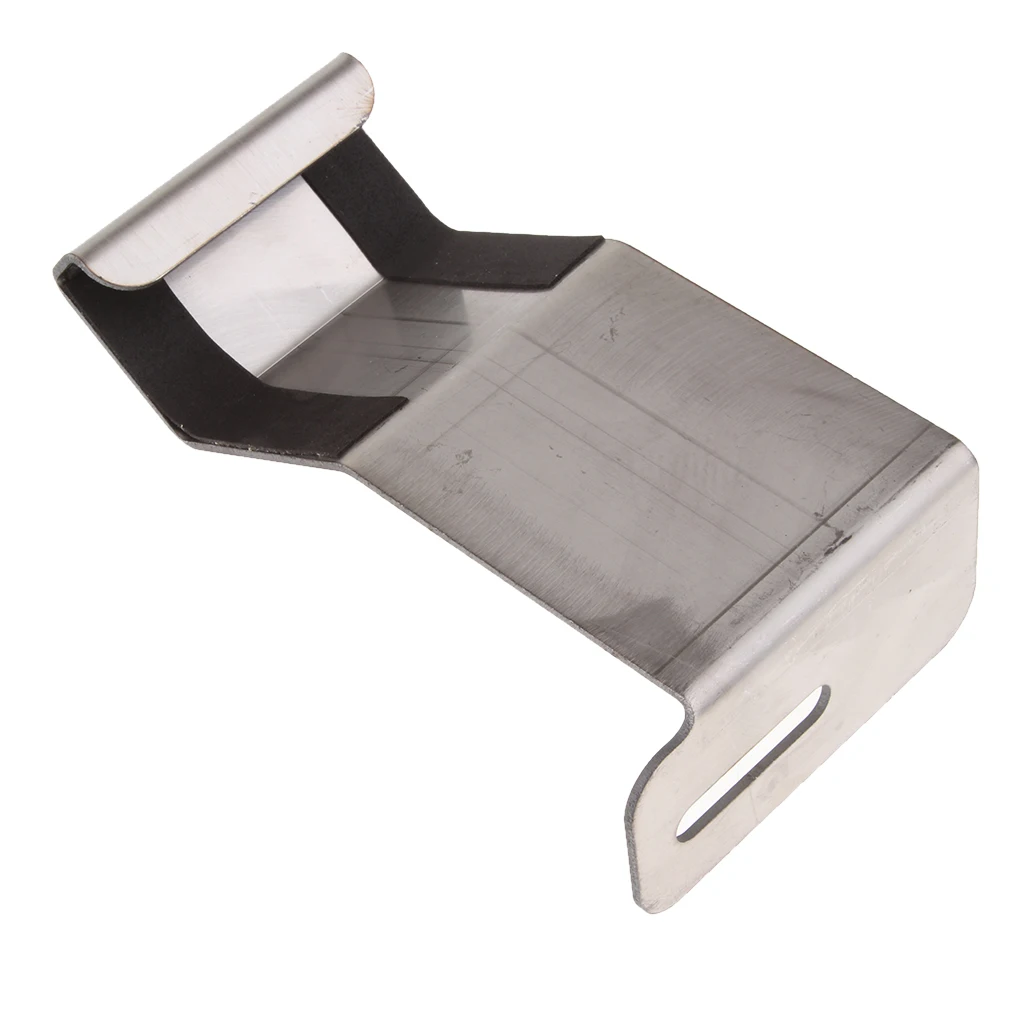Motorcycle Motorbike Scooter Battery Anti-Theft Stainless Steel Plate