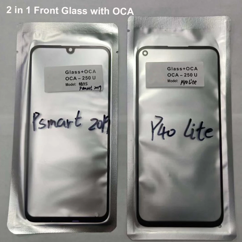 5X Front Outer Glass with OCA glue for Huawei mate 30 20 P40 lite P30 P20 pro Nova 3 Honor 9X Screen Repair | Мобильные телефоны и