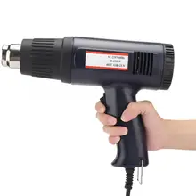 Adjustable Temperature and Flow Rate Hot Air Gun Dual Temperature Heating Gun EU Plug 220V Durable