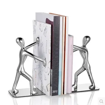 

2PCS Book Holder Humanoid Figure Non-Skid Art Desk Organizer Bookshelf Office Accessories Office Study Decoration