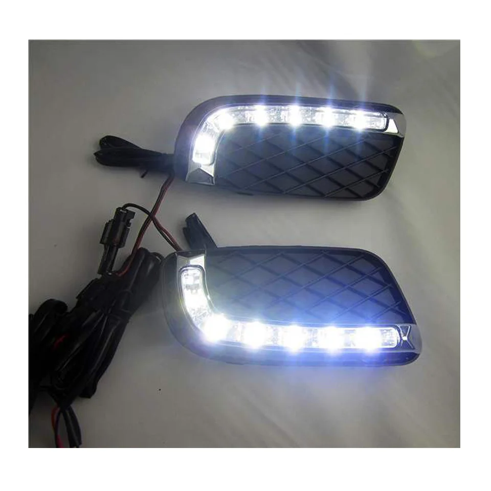 2 шт. DRL светодиодный светильник для Mercedes Benz Smart fortwo 2008 2009 2010 2011 дневной ходовой светильник с противотуманной головкой