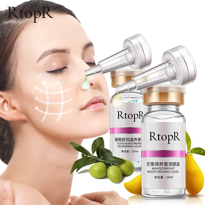Отбеливание лица против морщин Увлажняющий оливковый уход за кожей с сывороткой