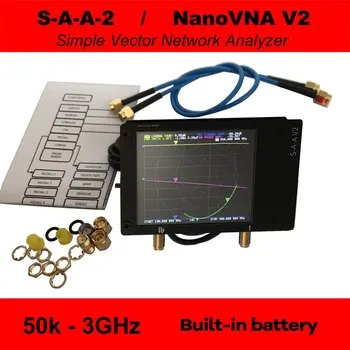 

Vector 3G network analyzer S-A-A-2 NanoVNA V2 HF VHF UHF short wave high stability high precision and shell antenna analyzer