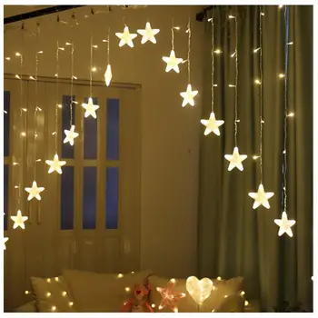 

8M Christmas LED Curtain Icicle String Light Droop 8 Flash Modes LED Party Garden Stage Outdoor Decorative Fairy Light