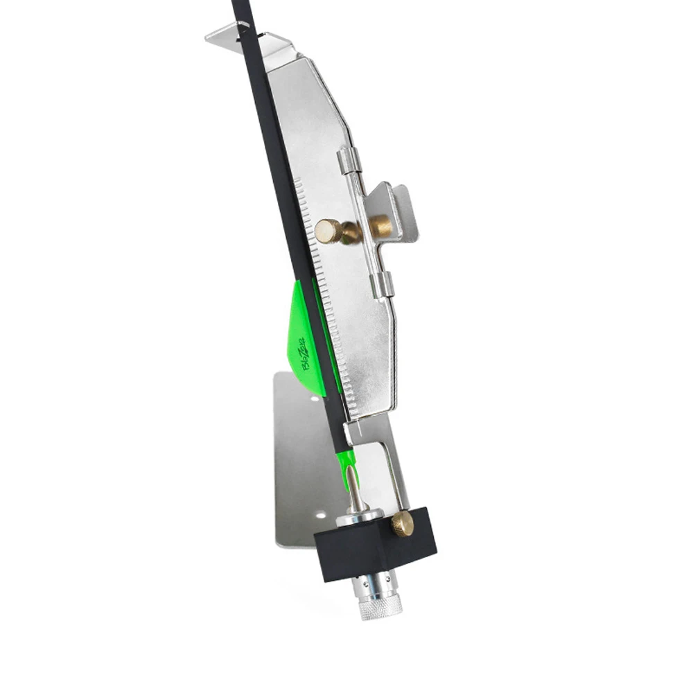 Archery Fletching Jig Magnetic Clamp Arrow Feather Fletcher Adjustable Fletching Jig Straight