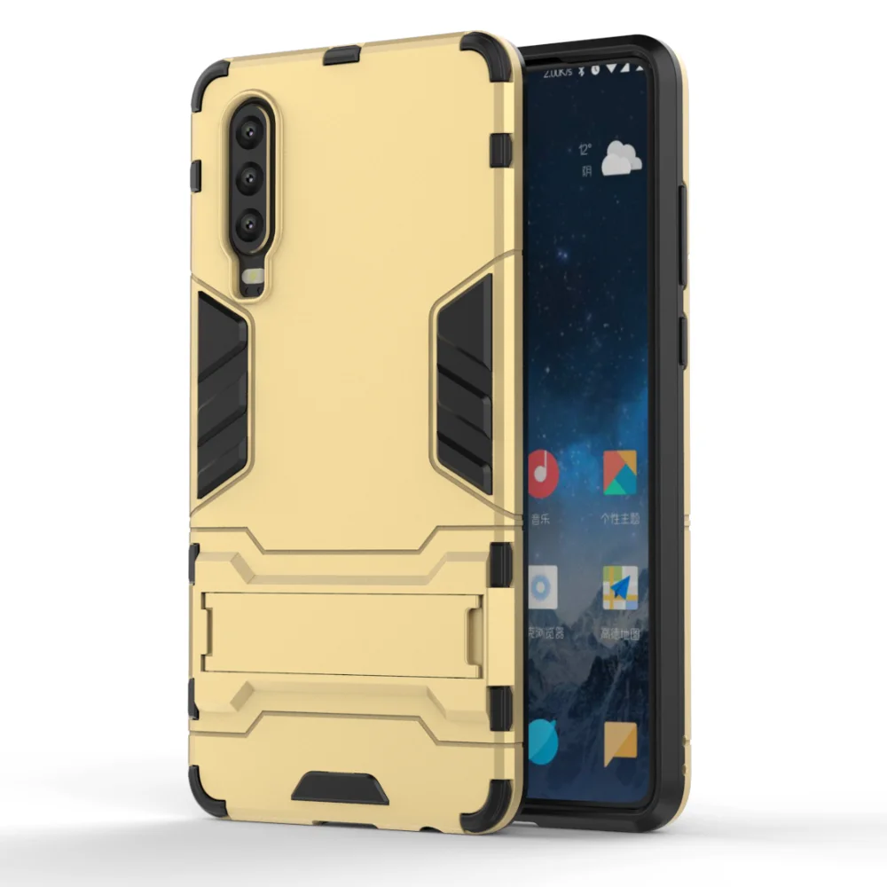 Gold Роскошный противоударный чехол для телефона huawei P20 P30 P10 P9 Pro Lite Mate20 Mate30 Mate10 Mate9 Pro Lite с поддержкой задней крышки чехол s - Цвет: Gold