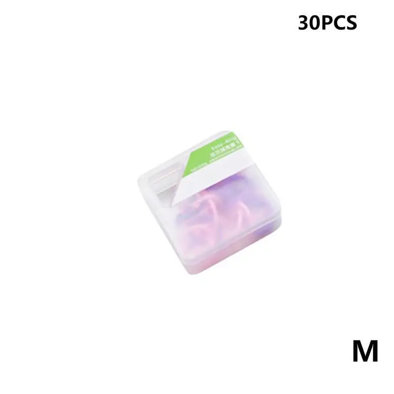 Упакованные цветные пластиковые Колечки конфетного цвета, легкое кольцо, блокнот, подкачки и привязки, брелок-календарь - Цвет: M
