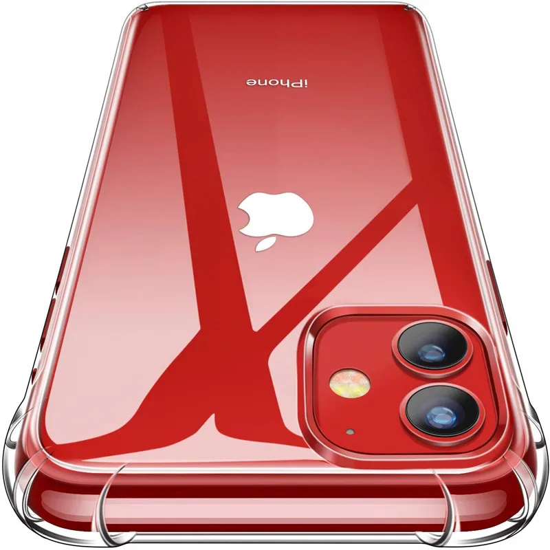 Роскошный ударопрочный кристально прозрачный чехол для телефона iPhone 11 Pro XS MAX X XR 7