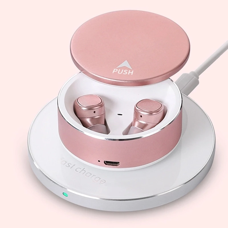 

Magic Music TWS-07 Wireless Bluetooth earphone noise canceling TWS sports mini bluetooth headsets support wireless charging