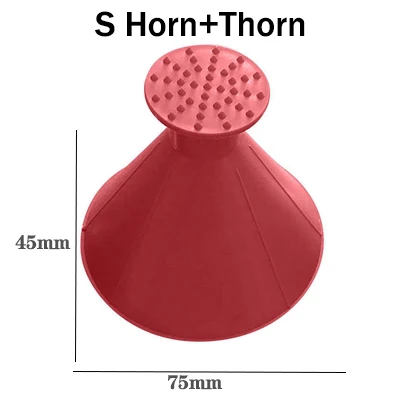 Инструмент для очистки лобового стекла автомобиля, стекло, Волшебная лопата, конус, скребок для льда, воронка для удаления снега - Цвет: Red S Set