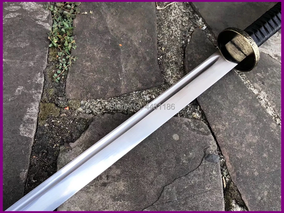 Для китайского кунг-фу Broadsword Sword WuShu Da Dao 1095 Высокоуглеродистая сталь лезвие острый Азиатский боевой широкий нож меч