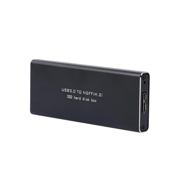 

Hard Disk Case M.2 NGFF to USB3.0 SSD Adapter External Box HDD SSD Case Enclosure Support UASP Protocol For Laptop PC Desktop