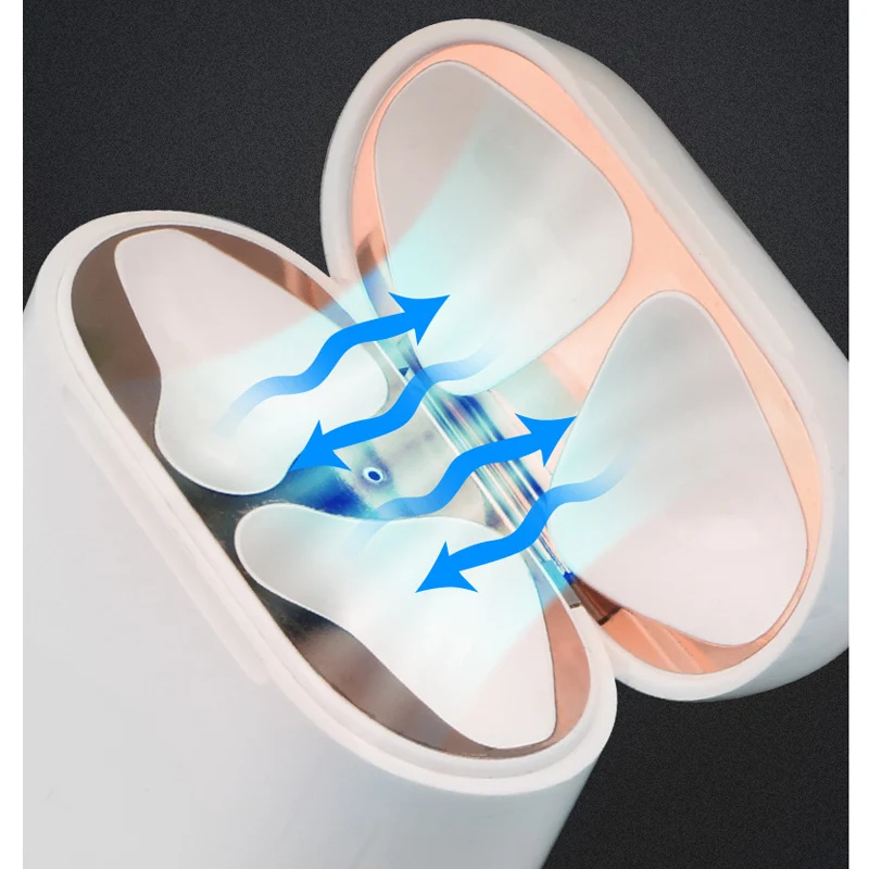 OTTWN для Apple Airpods поколения металлическая наклейка s Защитная крышка гарнитуры патч