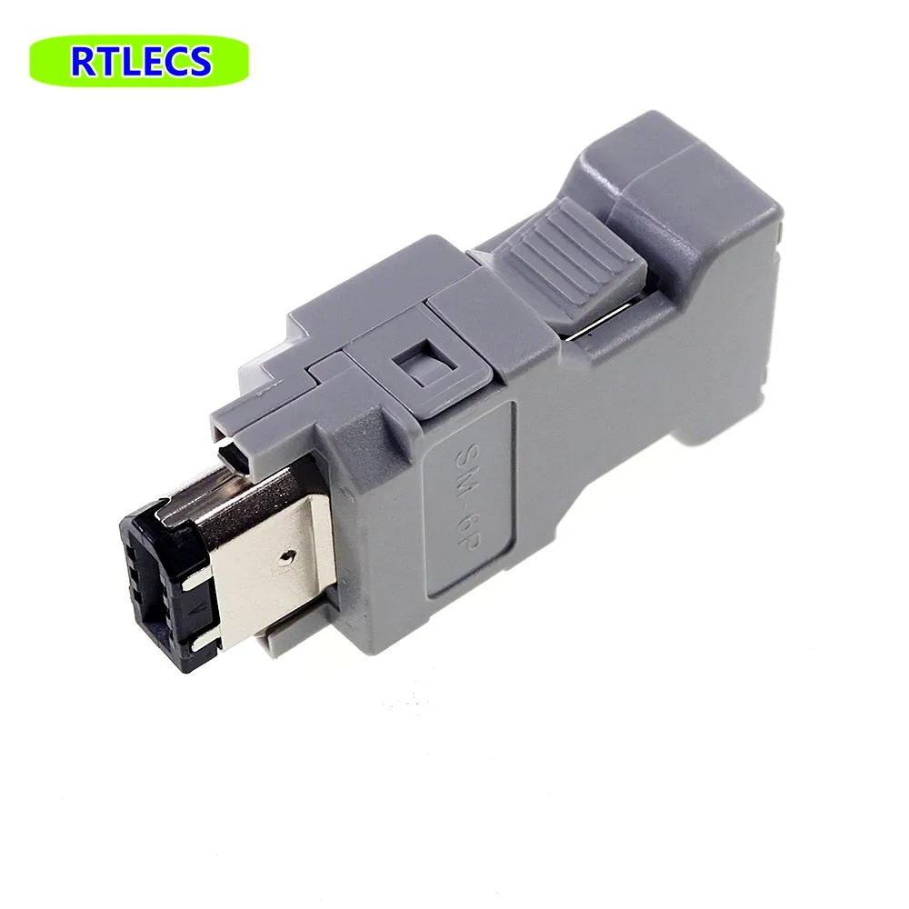 5pcs Diy Firewire Ieee 1394 Connector Female Plug 6 Position Solder Connector 6 Pin Connector