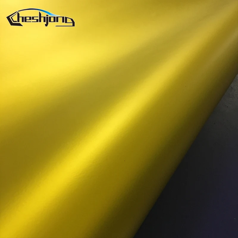 Matte-chrome-Golden-Car-Wrap-Vinyl-Sheet-5