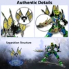 Microworld 3D Metal Jigsaws Puzzles The Three Kingdoms Action figures Guan Yu Kits DIY Modern Color Toys Gifts For child Adult 3