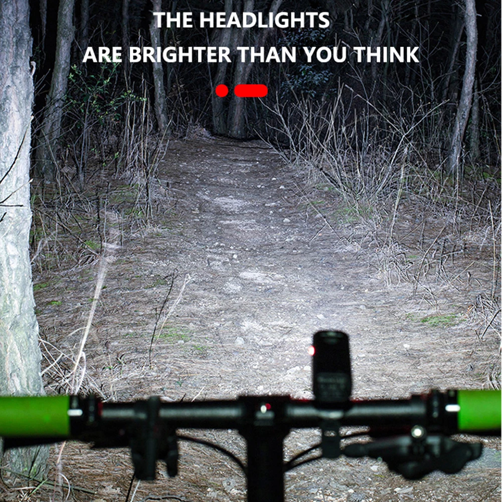 Bicycle Light T6 LED 6 Modes USB Rechargeable 800LM Bicycle Lamp Front Headlight Flashlight Bicycle Light Bicycle Accessories