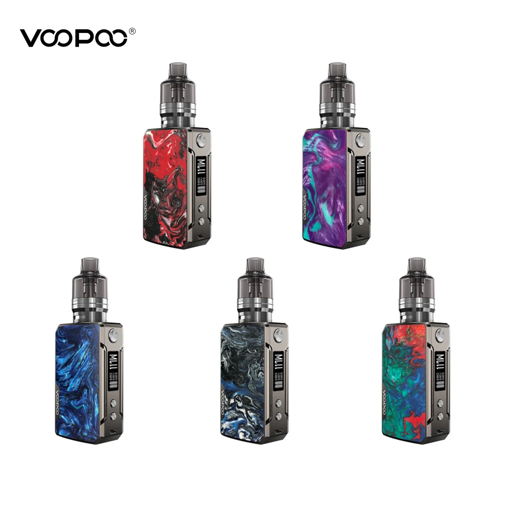 VOOPOO перетащите мини комплект обновления Edition 4400 мА/ч Батарея 117 Вт Box Mod 4 5 мл с