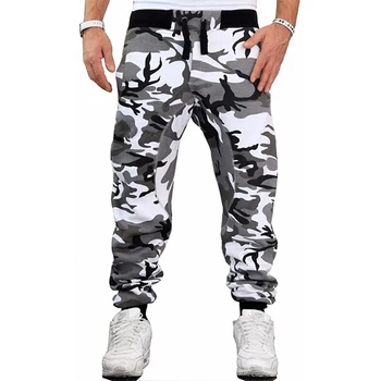 

Camouflage Military Jogger Pants Men 2019 Pure Cotton Mens Spring Autumn Pencil Harem Pant Men Comfortable Trousers Camo Joggers