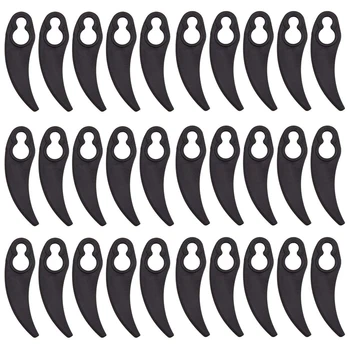 

100 Pcs Plastic Lawnmower Cutting Blades Replacement Grass Trimmer Cutter Knife Gardening Tool Accessories