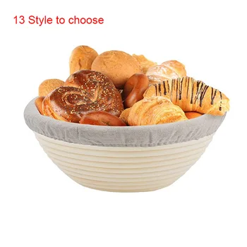 

Rattan Bread Proofing Basket banneton proofing basket Fruit Tray Dough Bread Basket Food Storage Organizer baking accessories