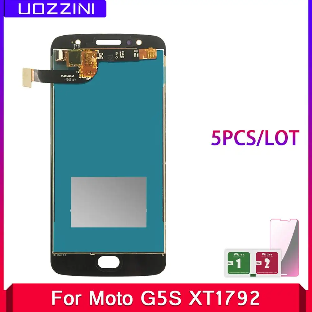 5 Pcs 100% Tested G5s For Motorola Moto G5S XT1793 XT1794 XT1792 LCD Display Touch Screen Digitizer Assembly Replacement | Мобильные
