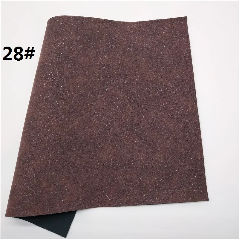 28 1 шт. 21X29 см Синтетическая кожа замша блестящая кожа ткань для DIY аксессуары Диван сумки и обувь 4S23 - Цвет: 28