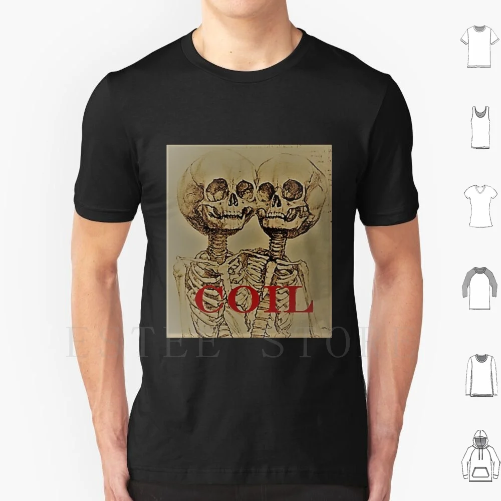 Coil T Shirt Men Cotton 6Xl John Balance Peter Christopherson Sleazy Throbbing Gristle Nurse With Wound Current 93 Chris | Мужская