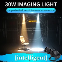 

Led 30W Imaging Light Led Profile Spot Light DMX512 30w RGB 3in1 Imaging Focus Led Light Spotlight For Stage