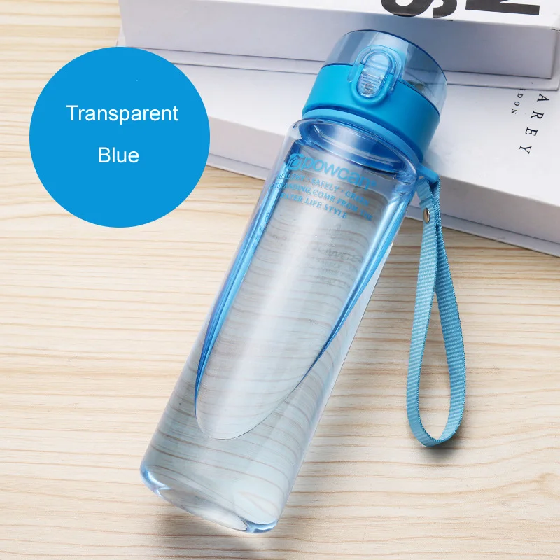 New Fashion Water Bottle Plastic Portable Student Bottle Female Summer Sports Children Trend Leisure Creative Water