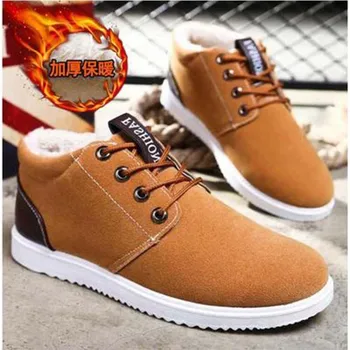 

2019 new men's winter boots fashion comfortable snow non-slip boots quality luxury couples men and women warm boots
