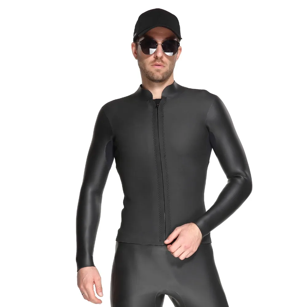 SBART 3 мм неопреновый костюм для подводного плавания куртка для виндсерфинга купальники для плавания и подводного плавания Эластичный теплый CR светильник Куртка Топы гидрокостюм