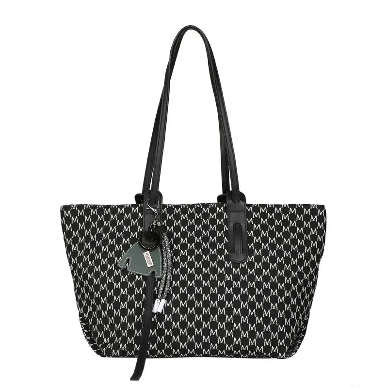 

Lettered Tote Bag 2021 Fashionable New High Quality Pu Leather Women's Designer Large Capacity Shoulder Belt Messenger Bag