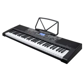 

MK-2115 Large LCD Display Electronic Organ 500 Timbres 500 Rhythms 61 Full Keyboards Electone With Key Light Audio Input