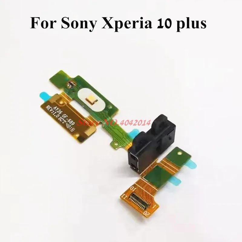 Origina Earphone Headphone Jack Flex Cable For Sony Xperia 10 plus Audio Output connector ribbon Replacement parts