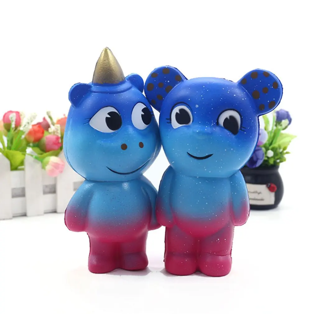 Hot 27 Types Mini Decompression Hand Squeezing Slow Rising Rebound Toys Cute Animal Snowman Squeeze Toy