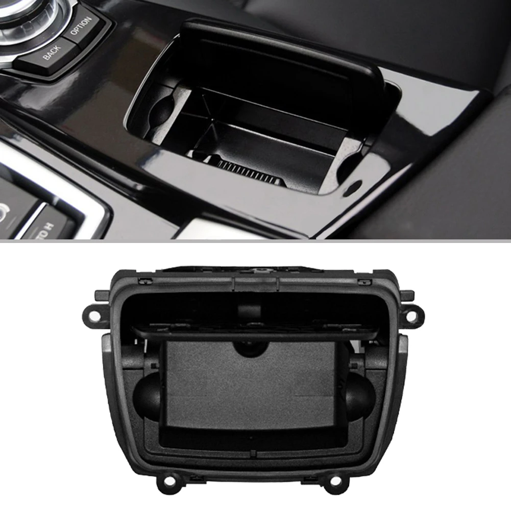 Car Ashtrays New Black Abs Center Console Ashtray Assembly Box Cover