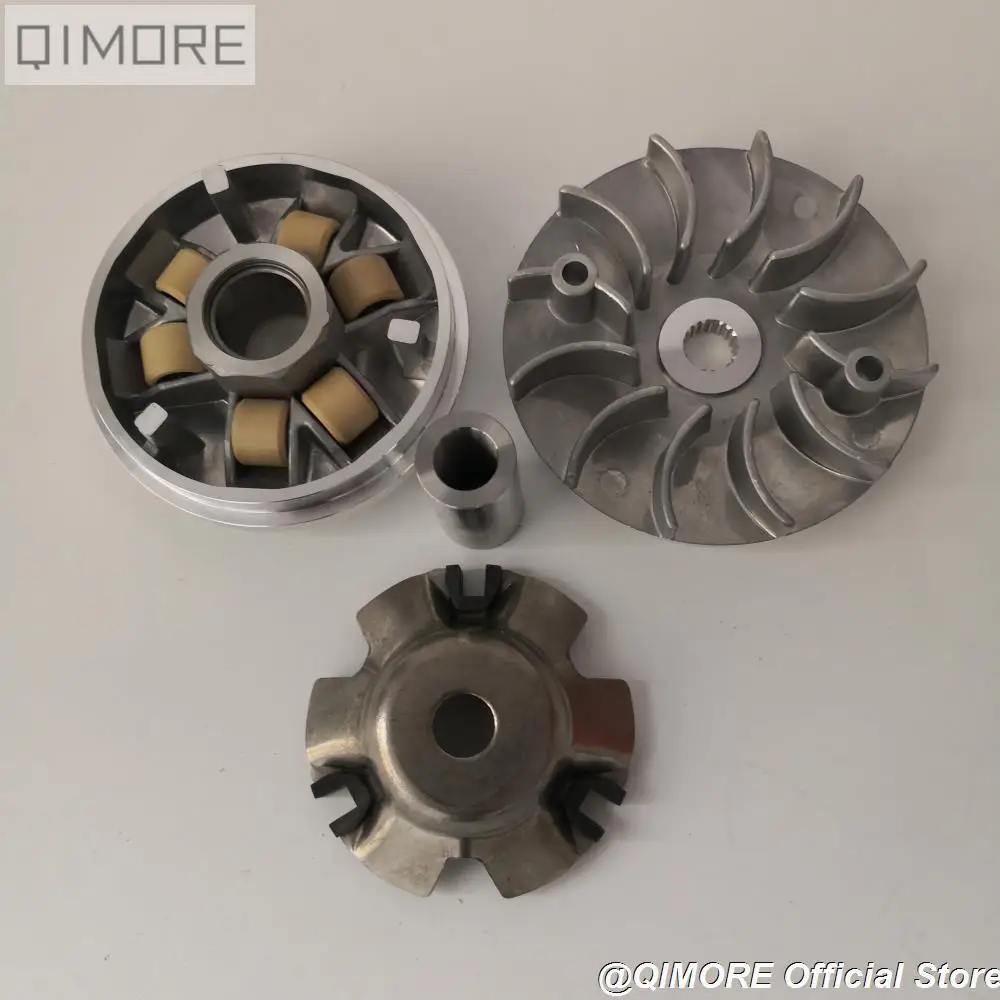 Variator Roller Assembly for GY6 125cc 150cc 4 Stroke 152QMI 157QMJ Scooter Moped ATV Engine Front Clutch Variator Roller Assembly for GY6 125cc 150cc 4 Stroke 152QMI 157QMJ Scooter Moped ATV Engine Front Clutch