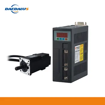 

1 set 40ST-M00330 AC Servo Motor 220v 0.1KW 0.32N.M 10A Matched Servo Driver Cable Completed Motor Kits for CNC Machining