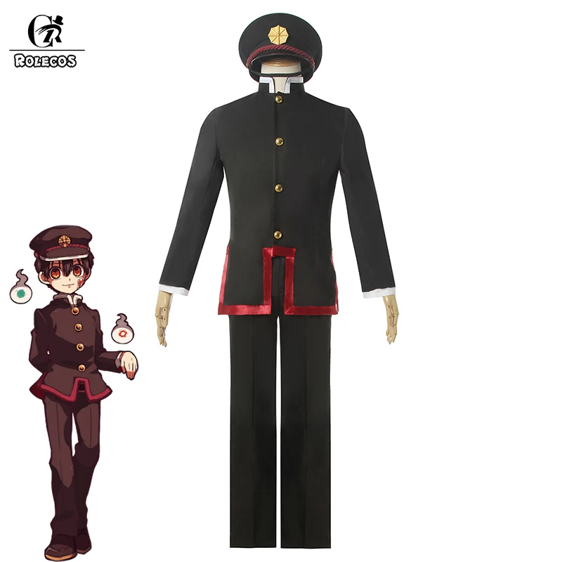 Аниме Косплей Костюм ROLECOS Ханако-кун с узелком мужская униформа Jibaku Shounen Hanako-kun