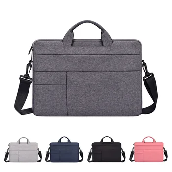 

New Waterproof Handbag Designer Women Laptop Briefcase Business Handbag for Men Large Capacity Messenger Shoulder Bag Solid
