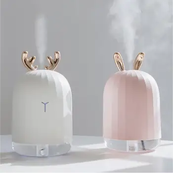 

Hot Creative Cute Little Deer Humidifier USB Night Light Air Humidifier ELK Rabbit Desktop Diffuser Creative Gifts