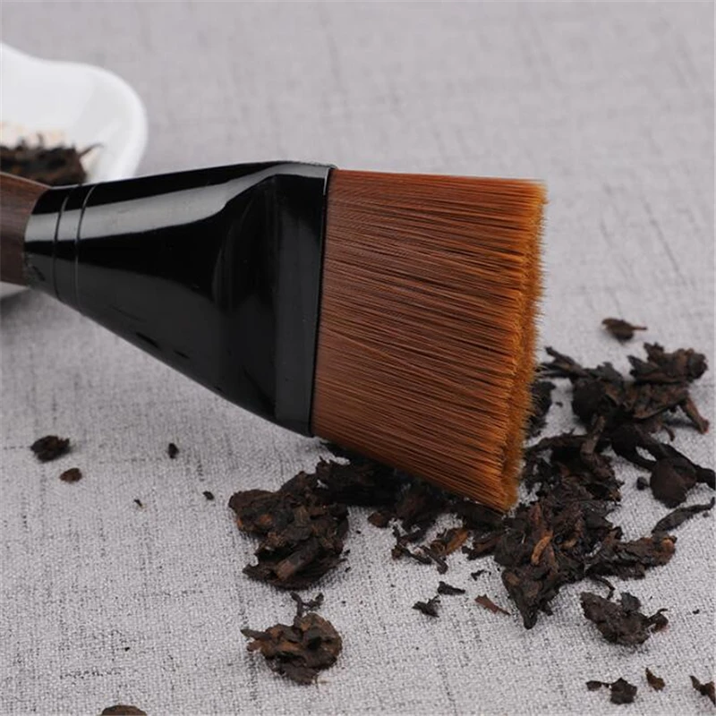 High Grade Natural Wood Tea Brush Kungfu Teapot Tea Tray Cleaning Tools Cleaner Tea Bakelite Special Cleaning Brush Tea Brush