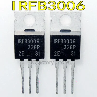 Originele 5Pcs IRFB3006PBF Om-220 IRFB3006 TO220 60V 195A Mosfet N-Channel Logic Level Gate Groothandel distributie Lijst