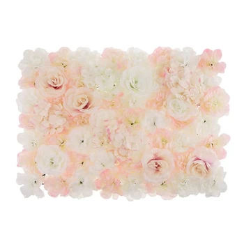 

Promotion! Artificial Flower Wall Panels Decor, Rose Flower Panels for Backdrop Wedding Wall Decoration Backdrops Party Arrangem
